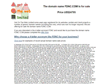 Tablet Screenshot of fdnc.com